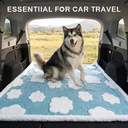 Waterproof Pet Blanket,Dog Bed Covers Small Throw for Puppy Cats Stylish Jacquard Pets Couch Sofa Furniture Protection Washable Reversible Covers (Blue Cloud,XS) - color: Blue Cloud, size: XS-50*70cm(20*28in)