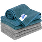 MR.SIGA Microfiber Cleaning Cloth, Pack of 6, Size: 13.8" x 15.7" - size: 13.8 x 15.7 inch
