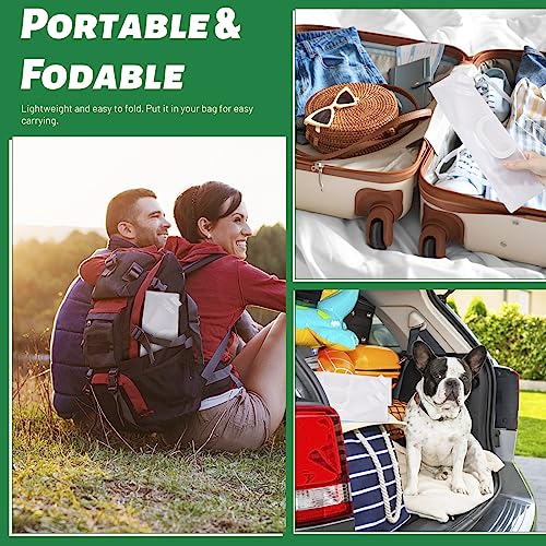 4 Pack Collapsible Water Jug Container, Portable Water Bags with Spout, Folding Water Carrier Tank, No Leak Emergency Camping Water Storage for Travel Hiking (2.6 Gal)