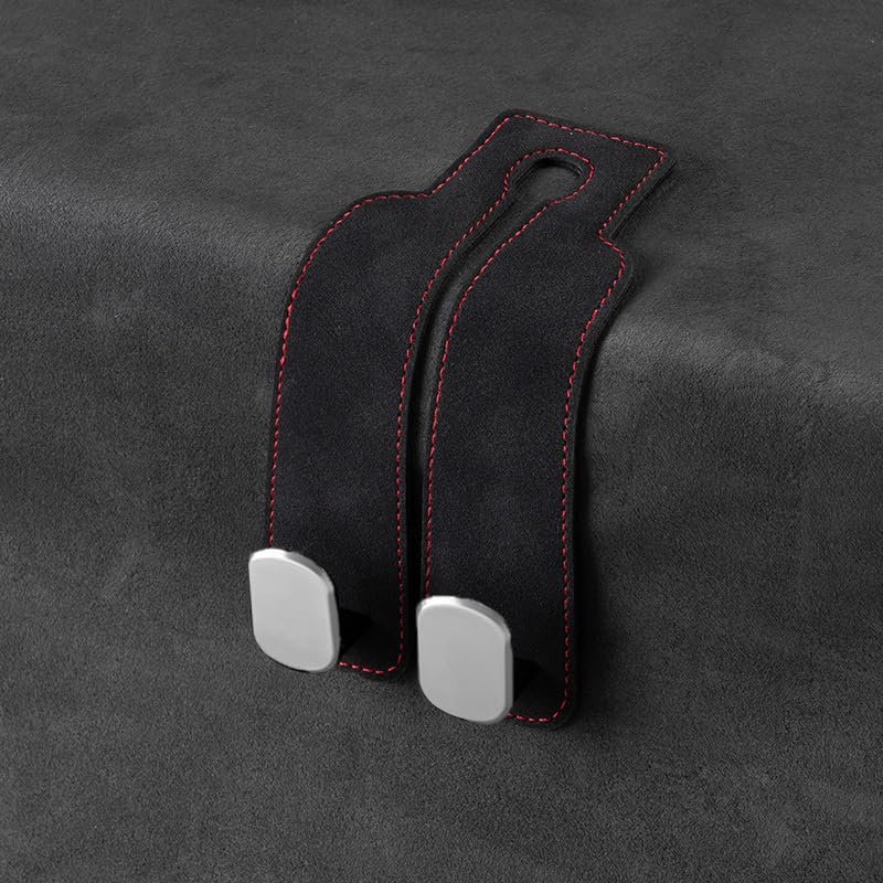 Car Hooks Car Seat Back Double Hooks Rear Seat Small Hooks Storage Hooks，Black - color: Car Hooks Black