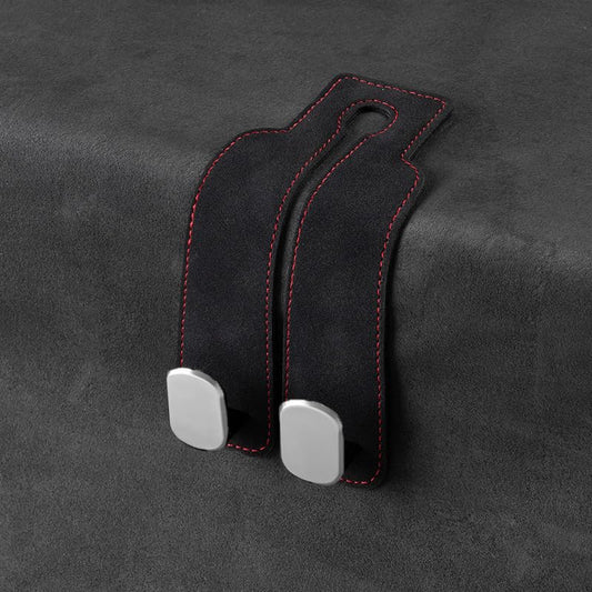 Car Hooks Car Seat Back Double Hooks Rear Seat Small Hooks Storage Hooks，Black - color: Car Hooks Black