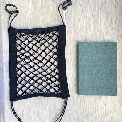 Dog Car Net Barrier with Auto Safety Mesh Organizer Baby Stretchable Storage Bag Universal for Cars.
