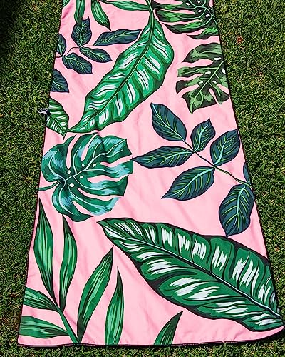 Quick Dry Towel Extra Large 78x35 Inch - Microfiber Beach Towel - Perfect for Beach, Travel, Swimming, Pool, Yoga, Hiking, Camping - Lightweight, Fast Drying, Compact for Adults (La Fashion) - color: La Fashion, style: Extra Large 78x35"