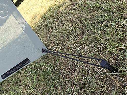 Tentproinc RV Awning Side Sun Shade 9'X7' (Gray) Mesh Screen Sunshade Complete Kits Motorhome Camping Trailer Canopy UV Blocker - 3 Year Warranty - color: Gray