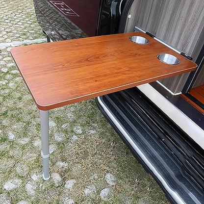 RV Folding Table, Wall Folding Table, Wall Mount Dining Table with Folding Leg, Campervan and Motorhome Furniture Table (Color : A) - color: A