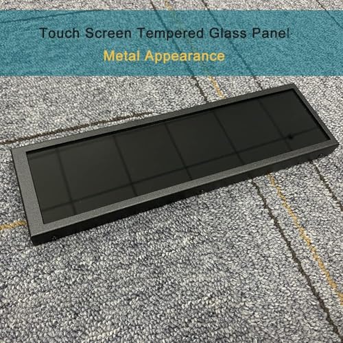 8.8 Inch Small Touchscreen Monitor, PC Temperature Display 1920x480, 60Hz HDMI PC Sensor Panel Display, IPS Mini Screen for Raspberry Pi, AIDA64 CPU RAM Data Temperature Monitor for ARGB Computer Case - size: 8.8