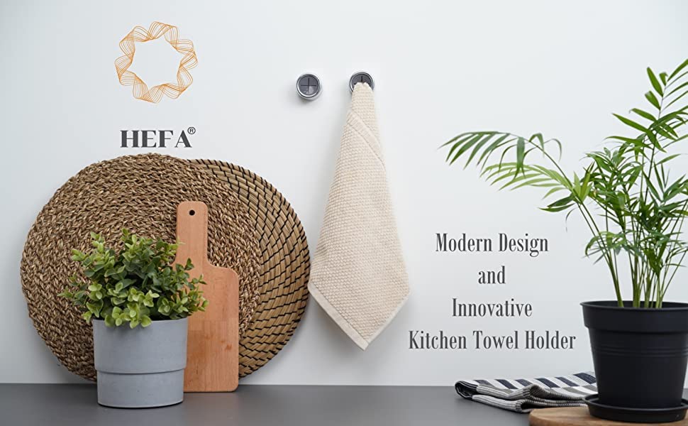 HEFA Towel Hooks, Towel Holder, Dish Towel Holder, Kitchen Organization, Kitchen Towel Hook, Kitchen Towel Holder, Hand Towel Holder, Kitchen Gadgets - color: Chrome, size: 4 Pack