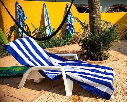 Elite Trend Microfiber Beach Towel for Adults with Bag - Extra Large 78x35 inch Lightweight Sand Free Quick Dry Towel for Travel, Swimming, Yoga, Camping (Cabana Navy) - color: Cabana Navy, style: Extra Large 78x35"