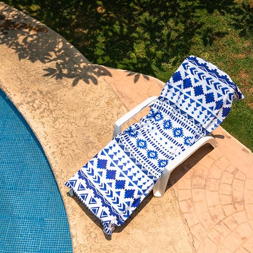 Elite Trend Quick Dry Towel Extra Large 78x35 Inch - Microfiber Beach Towel - Perfect for Beach, Travel, Swimming, Pool, Yoga, Hiking, Camping - Lightweight, Fast Drying, Compact for Adults (Aztech) - color: Aztech, style: Extra Large 78x35"