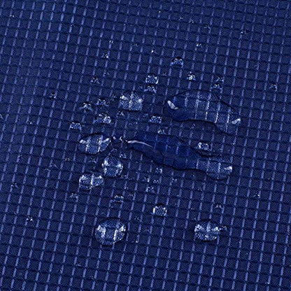 Valea Home Waffle Weave Textured Bathroom Window Curtains Water Repellent Short Curtains Window Covering Half Window Curtains Kitchen Tiers 45 inch Length, Navy Blue, Set of 2 - color: Navy Blue, size: 36"W x 45"L (Pack of 2)