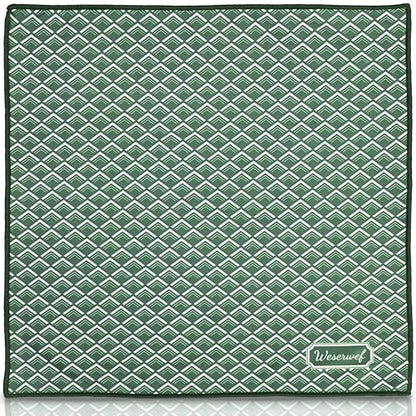 WESERWEF Design Microfiber Glasses Cleaning Cloth – Premium Cleaning Cloth for Eyeglasses, Screens, Tablets, Cameras & Lenses, 12" x 12", Ultra-Soft & Scratch-Free (Wave) - color: wave