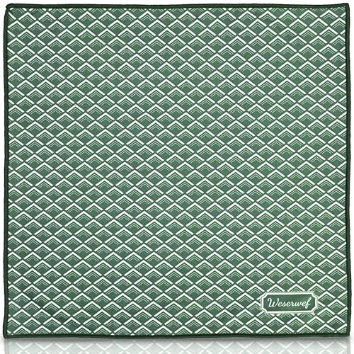 WESERWEF Design Microfiber Glasses Cleaning Cloth – Premium Cleaning Cloth for Eyeglasses, Screens, Tablets, Cameras & Lenses, 12" x 12", Ultra-Soft & Scratch-Free (Wave) - color: wave