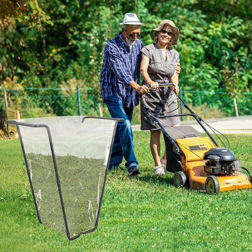 Outdoor Trash Bag Holder Metal Garden Trash Bag Holder for Yard Waste Stand Holds 30-45 Gallons Leaf Bag Holder with 4 Clips for Leaves Camping Lawn Party Weeding Yard Gardening（1pcs+4clips） - color: 1pcs+4clips