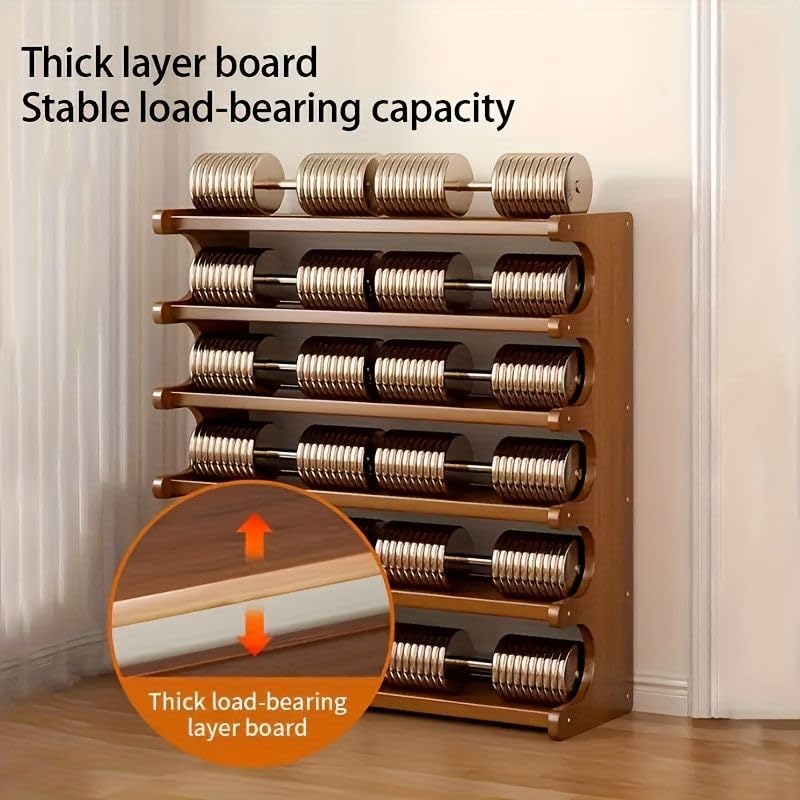 5/6 Layer Wood Grain Shoe Rack Free Standing Space Saving Multi Layer Storage Organizer Easy Assemble Self Supporting Shoe Storage Shelf for Closet Bedroom Entryway - size: 5th floor