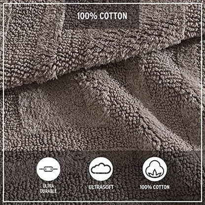 Eddie Bauer - Bathroom Rug, 100% Soft Plush Tufted Cotton Runner Rug, Highly Absorbent, Quick-Dry, and Skid-Resistant Backing (Logan Medium Brown, 22" x 60") - color: Medium Brown, style: 22" x 60"