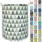 Merdes 19.7’’ Waterproof Foldable Laundry Hamper, Dirty Clothes Laundry Basket, Linen Bin Storage Organizer for Toy Collection (Triangle Grey) - color: Triangle Grey