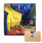 Large [5 Pack] Classic Art (Gogh Cafe Terrace at Night) - Ultra Premium Quality Microfiber Cleaning Cloths (Best for Camera Lens, Glasses, Screens, and All Lens.), Microfiber Cloth - color: Vincent Van Gogh "Café Terrace at Night", size: 5 Pack