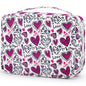 Mossio Hanging Toiletry Bag with Sturdy Hook - Large Portable Cosmetic Makeup Travel Organizer for Men & Women - color: Heart