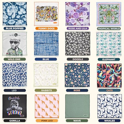 WESERWEF Design Microfiber Glasses Cleaning Cloth – Premium Cleaning Cloth for Eyeglasses, Screens, Tablets, Cameras & Lenses, 12" x 12", Ultra-Soft & Scratch-Free (Doodle) - color: doodle