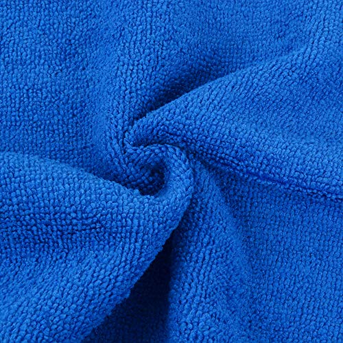 SINLAND Absorbent Microfiber Dish Cloth Dish Rags Best Kitchen Cloths Cleaning Cloths with Poly Scour Side 12Inchx12Inch 10 Pack Dark Blue - color: Dark Blue, size: 12inchx12inch 10pack