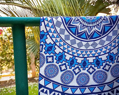 Elite Trend Microfiber Beach Towel for Adults with Bag - Extra Large 78x35 inch Lightweight Sand Free Quick Dry Towel for Travel, Swimming, Yoga, Camping (Blue Angel) - color: Blue Angel, style: Extra Large 78x35"