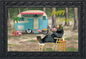 Briarwood Lane Happy Camper Bear Summer Doormat - color: Happy Camper