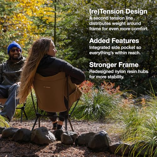 Helinox Chair One (re) High-Performance Camping Chair, Lightweight Compact Collapsible Outdoor Chairs, Backpacking, Picnic, Adventures, Biscay Green - color: Biscay Green