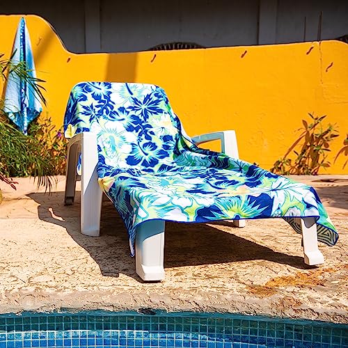 Elite Trend Microfiber Beach Towel for Adults with Bag - Extra Large 78x35 inch Lightweight Sand Free Quick Dry Towel for Travel, Swimming, Yoga, Camping - color: Hawaii, style: Extra Large 78x35"