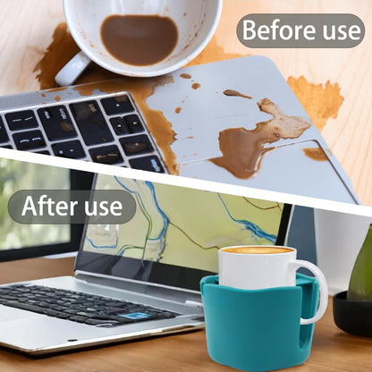 Suction Cup Holder Tip-Proof Desk Cup Holder with Removable Design | Non-Slip Base & for Desk, RV, Boat (Blue). - color: Blue