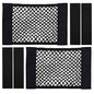 Cosmos Universal Mesh Cargo Net Wall Sticker Organizer Pouch Bag Storage Mesh Net for Car Trunk, Pack of 2 with Tape Stickers