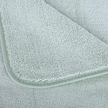 POLYTE Quick Dry Lint Free Microfiber Bath Sheet, 35 x 70 in, Pack of 2 (Green) - color: Green