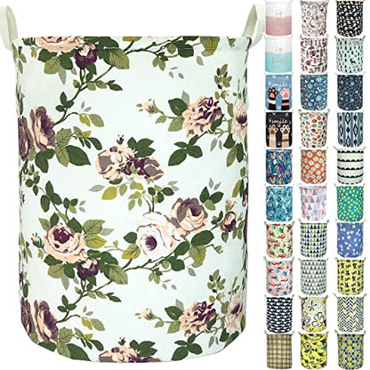 Merdes 19.7’’ Waterproof Foldable Laundry Hamper, Dirty Clothes Laundry Basket, Linen Bin Storage Organizer for Toy Collection (Laurel) - color: Laurel