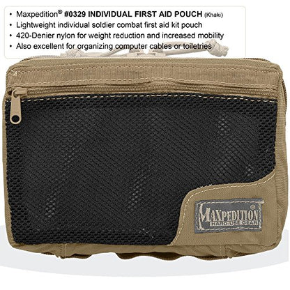Maxpedition Gear Individual First Aid Pouch - color: Khaki