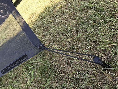 Tentproinc RV Awning Side Sun Shade Screen 9'X7' Mesh Sunshade for RV Awning Sunscreen Motorhome Camping Trailer Awning Screenshade Block UV Glare - 3 Year Warranty (Black) - color: Black