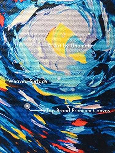 Uhomate Dragon Cartoon Wall Decor Vincent Van Gogh Starry Night Posters Home Canvas Wall Art PrintNursery Decor Living Room Wall Decor A091 (8X10) - size: 10"L x 8"W