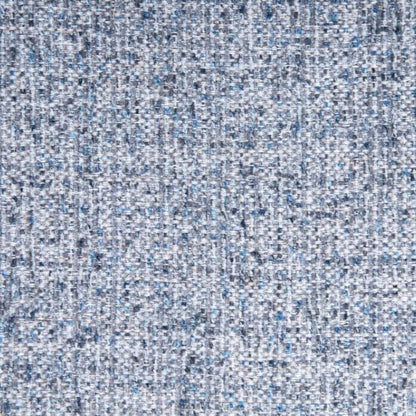 HomePop 22" Medium Tufted Storage Ottoman - Blue Gray Woven Fabric - color: Blue Gray Woven Fabric