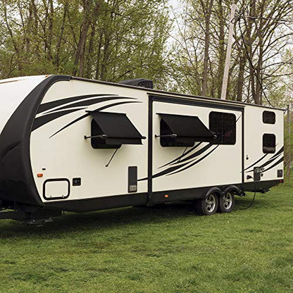 Carefree Simply Shade RV Window Awning-Black Vinyl-3' (36") - color: Black, size: 3' (36")