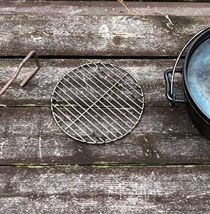 CAMPINGMOON Round Cooling Rack Roasting Rack for Baking Stainless Steel W24 Diameter φ9.5inch/φ24cm - color: Dia 9.5 inches, W24