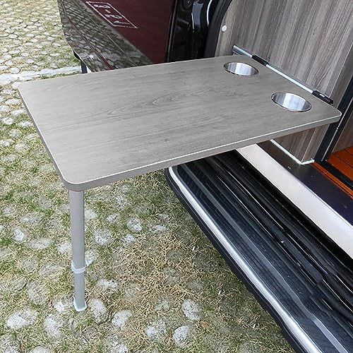 RV Folding Table, Wall Folding Table, Wall Mount Dining Table with Folding Leg, Campervan and Motorhome Furniture Table (Color : D) - color: D