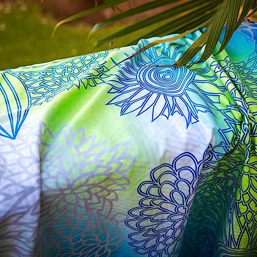 Quick Dry Towel Extra Large 78x35 Inch - Microfiber Beach Towel - Perfect for Beach, Travel, Swimming, Pool, Yoga, Hiking, Camping - Lightweight, Fast Drying, Compact for Adults (Blue Green) - color: Blue Green, style: Extra Large 78x35"