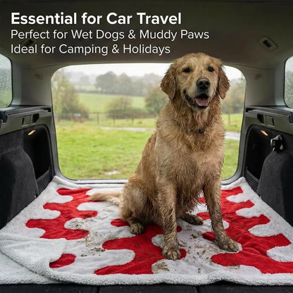 Waterproof Pet Blanket,Dog Bed Covers Small Throw for Puppy Cats Stylish Jacquard Pets Couch Sofa Furniture Protection Washable Reversible Covers (Red Wave,XS) - color: Red Wave, size: XS-50*70cm(20*28in)