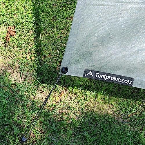 Tentproinc RV Awning Side Shade Screen 9' X 7' - (American Flag) Gray Mesh Screen Sunshade Complete Kits Camping Trailer Motorhome Awning Shadescreen UV Sun Blocker - 3 Year Warranty - color: AFG-Gray