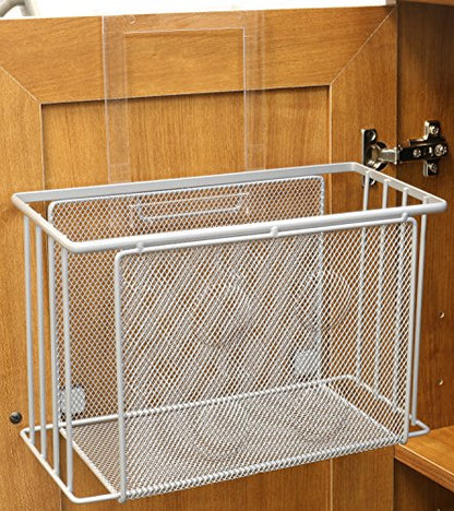 Deco Brothers Over Cabinet Door Organizer, Silver
