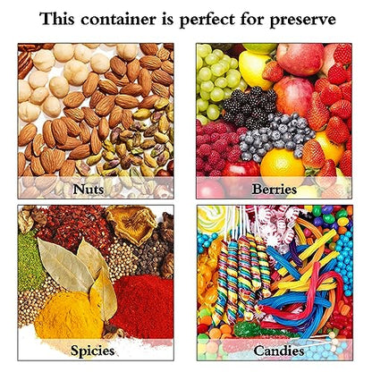 2Pack Snackle Box with Handle for Food Serving Tray Snack Platter with Lids Stackable Fruit&Veggie Container with 8 Small Removable Boxes for Snack Charcuterie Candy Nuts Spice - size: 2Pack with 16 dividers