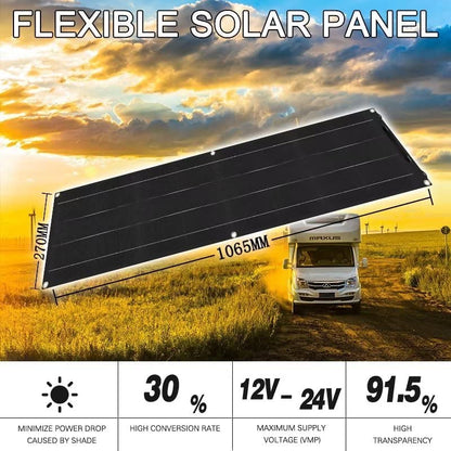 500 Watt Solar Panel Kit, with Charge Controller(40A) 2pcs 250 Watt Flexible Monocrystalline Solar Panel kit Photovoltaic Module for 12-48V Battery Charging Car Battery Camper RV - color: 500 Watt