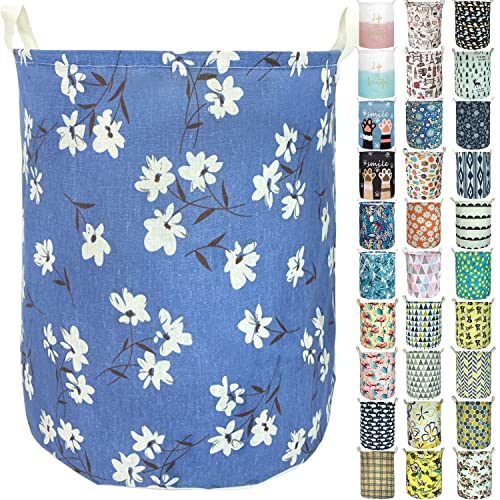 Merdes 19.7’’ Waterproof Foldable Laundry Hamper, Dirty Clothes Laundry Basket, Linen Bin Storage Organizer for Toy Collection (Magnolia) - color: Magnolia