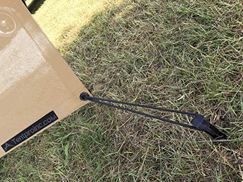 Tentproinc RV Awning Side Shade Screen 9'X7' - Beige Mesh Screen Sunshade Complete Kits Camping Trailer Canopy UV Sun Blocker - 3 Year Warranty - color: Beige