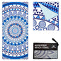 Elite Trend Microfiber Beach Towel for Adults with Bag - Extra Large 78x35 inch Lightweight Sand Free Quick Dry Towel for Travel, Swimming, Yoga, Camping (Blue Angel) - color: Blue Angel, style: Extra Large 78x35"
