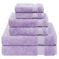 Cotton Paradise 6 Piece Towel Set, 100% Cotton Soft Absorbent Turkish Towels for Bathroom, 2 Bath Towels 2 Hand Towels 2 Washcloths, Lilac Towel Set - color: Lilac