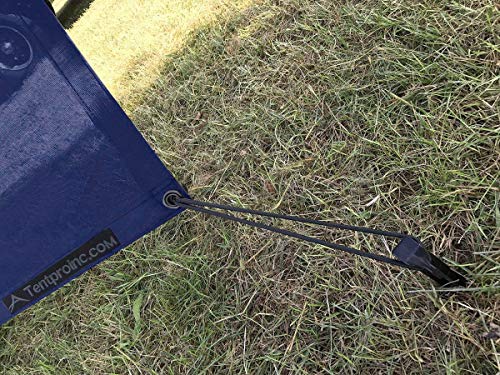Tentproinc RV Awning Side Sun Shade Screen 9'X7' Mesh Sunshade for Motorhome Camping Trailer Awning Sunscreen Screenshade Block UV Glare Sunblocker - 3 Year Warranty (Navy Blue) - color: Navy Blue